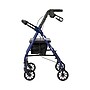Medline Basic Knockdown Folding Rollator, Adult, Blue (RLKD-150S-6B)~#|#~9A07E805-9E71-4AEB-8E364B2CCD2B9A01_sc7