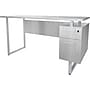 Safco Mirella SOHO 62"W Desk with Built-In Pedestal, White Ash (5513WAH)~#|#~9A08556C-FBF6-4E0B-977315813BF8DD3E_sc7