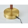 Adesso Ronny LED Cordless Table Lamp, 14.6"H, Antique Brass/Walnut Wood (3064-15)~#|#~9A0C05E8-4E28-43B3-B78DD2DD02CFDC62_sc7