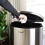 Elama Stainless Steel Indoor Step Trash Can, 13 Gallon, Silver (938121375M)~#|#~9A0E6E67-93C7-4859-AE7D283BAC9878EA_sc7