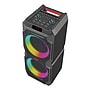 JVC Wireless Portable Bluetooth Party System Speaker with Dual Woofers, LED Lights & FM Radio, Black (SPPA300BT)~#|#~9A0FBF6E-93EA-411D-8750A41DD950D20F_sc7
