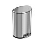 HLS Commercial Stainless Steel Trash Can with Hinged Lid, 13.2-Gallon, Silver (HLSS13DFR)~#|#~9A10268D-8808-4BD8-A17C983DCC203C56_sc7
