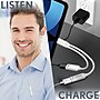 Delton 15EC Wired Earbuds & 2-in-1 USB-C Splitter Adapter Bundle, White (DWH15ECWHKT1)~#|#~9A110506-542A-4AAA-B068C9D2ECA6D204_sc7