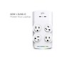 360 Electrical Revolve60 4-Outlet 2-USB Port Surge Protector, White (3E0773-WHT6NA)~#|#~9A1B7745-B180-454F-AA4118772547DF4D_sc7