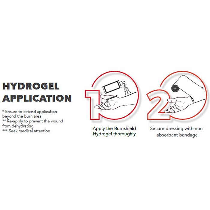 Burnshield Sterile Hydrogel Burn Dressing, 0.13 Oz., 100/Pack (550004) |  Staples