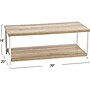 Household Essentials Jamestown 39.4"W x 19.7"D Laminate Coffee Table, Coastal Oak/White (8225-1)~#|#~9A1F70A9-D795-4394-A088FDBC7293353E_sc7