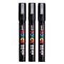 POSCA PC-5M Water Based Paint Marker, Medium Bullet Tip, Silver, 3/Pack (UBCPC5MSILVER-3)~#|#~9A1FC7BA-FA8D-4FAA-BB9B330924C7FE10_sc7