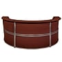 Regency Marque 144"W Curved Reception Desk Workstation, Mahogany (77293MH)~#|#~9A33434A-0D78-4DD5-A3240324B5B61DA9_sc7