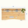 FlexiSpot E7 Commercial 60''W Electric Adjustable Standing Desk, Bamboo Curve/White (E7WCOMCR6030LBZB)~#|#~9A343ADF-0FCE-4096-A93C8C13B0D76184_sc7