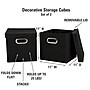 Household Essentials Storage Bins with Lids and Chromed Grommet Handles, (HH34-1)~#|#~9A34CDE8-0810-42FD-9885B206A893E731_sc7