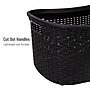 Mind Reader 10.57-Gallon Laundry Basket with Handles, Plastic, Black, 2/Set (40LBASK2PK-BLK)~#|#~9A382A8E-9135-4B27-A3089338B7D89275_sc7