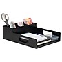 Mind Reader Plastic Utensil Napkin & Plate Holder, Silverware Organizer, Serving Tray, Black (PSNAPUT-BLK)~#|#~9A3B0A42-170D-4ED6-B988EA046FDDBECB_sc7