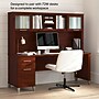 Bush Home Somerset 72" W Desk Hutch, Storage Shelves for Office Desk, Hansen Cherry (WC81711)~#|#~9A3DECD4-622F-4A16-B067122E8D751F2B_sc7