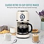 Nostalgia Classic Retro 10-Cups Automatic Drip Coffee Maker, Cream (NCRCOF10CM6A)~#|#~9A44FA04-D69C-40AF-BA5CDDD17D2209E0_sc7