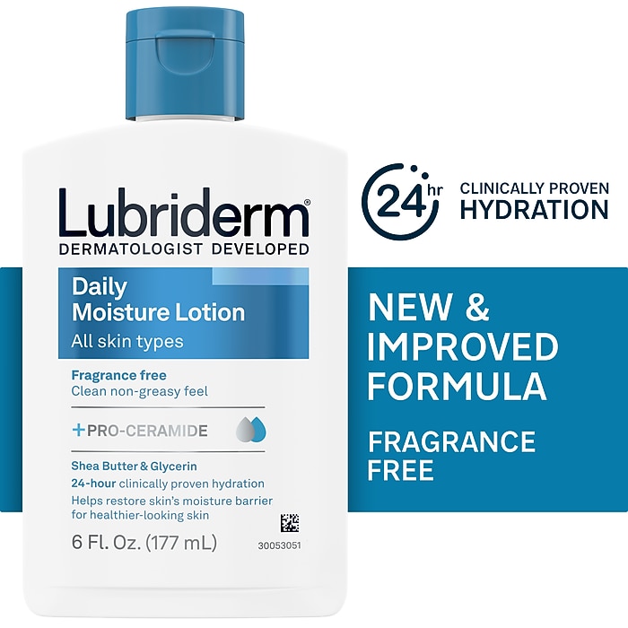 Lubriderm Daily Moisture Lotion, Fragrance-Free, 16 fl. Oz