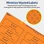 Avery Laser/Inkjet Multipurpose Rectangle Labels, 1-1/3" x 4", Bright Orange, 560/Pack (94206)~#|#~9A4F65BF-72EC-4BE1-906A95CF8125F4BD_sc7