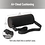 Mind Reader Air-Cloud Memory Foam Lumbar Roll Pillow, Black (LUMBROLL-BLK)~#|#~9A55A3BC-8504-4B3E-8D4424478045173A_sc7