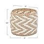 Household Essentials Zee Cattail/Paper Storage Basket, Light Beige/White (ML-6760)~#|#~9A577C5B-47E8-4F9E-91A89ABCE8A2853B_sc7