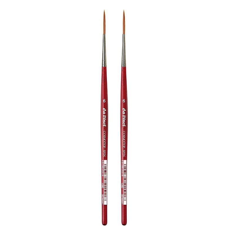 da Vinci COSMOTOP-SPIN Mixed Media Synthetic Bristle, Rigger Brushes, 2/Pack (DVXVA12806-2) image 1