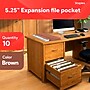 Staples Reinforced File Pocket, 5.25" Expansion, Letter Size, Brown, 10/Box (ST418335)~#|#~9A5B47D1-B7E0-4A93-ADE7517BC1AF126E_sc7