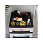 Iris 5-Drawer Storage Cart, Black/Translucent White (585006)~#|#~9A5F617B-9978-4E59-A041235B79FD559D_sc7