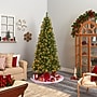 Nearly Natural 8' Wisconsin Slim Snow Tip Pine Artificial Christmas Tree with 600 Clear LED Lights (T3050)~#|#~9A61ABB3-28D7-440A-8100DB164F779167_sc7