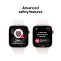 Apple Watch Series 11 GPS Smartwatch, 46mm, Rose Gold Aluminum Case with Light Blush Sport Band, Medium/Large (MEV74LW/A)~#|#~9A624EA3-EC9C-44AD-BB57FE9A0968322B_sc7