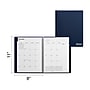 2024 Staples 8" x 11" Weekly & Monthly Appointment Book, Navy (TR58470-24)~#|#~9A626506-8968-4711-95FBFAD7EC5C25D7_sc7