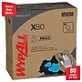 WypAll PowerClean X80 Cloths, 8.34" x 16.8", Red, 80 Sheets/Box, 5 Boxes/Carton (05930)~#|#~9A72B5F8-C229-4965-9A76753B93850A94_sc7