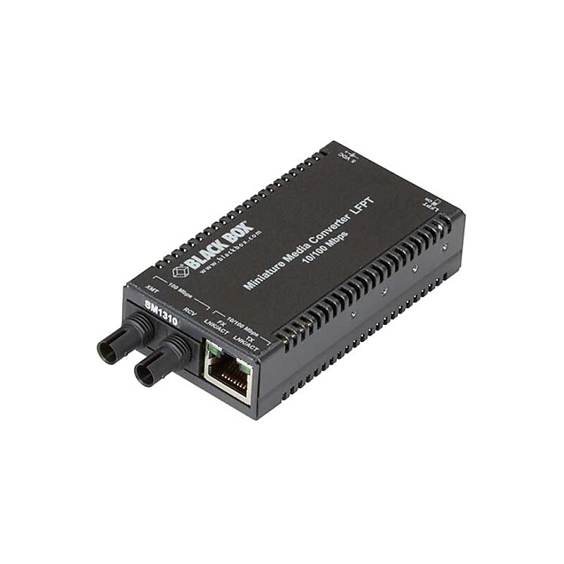 Fast Ethernet Single‑Mode Media Converter, 100 Mbps, 40 km, 1310 nm, ST (LHC036A‑R4) image 1