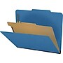 Medical Arts Press Pressboard Classification Folder, 1 Divider, 2" Expansion, Letter Size, Royal Blue, 10/Box~#|#~9A743AA1-166D-446A-BABCECF34055B75D_sc7
