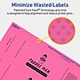 Avery Laser/Inkjet Rectangle Multipurpose Labels, 2.25" x 7.75", Bright Pink, 320/Box (94244)~#|#~9A7C6570-549D-48A0-8DA683B03B75331E_sc7