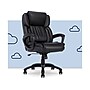 Serta Garret Ergonomic Bonded Leather Swivel Executive Chair, Space Black (43520E)~#|#~9A7ED1A5-7FFA-47F0-9B2FFF6ACB4CDE05_sc7