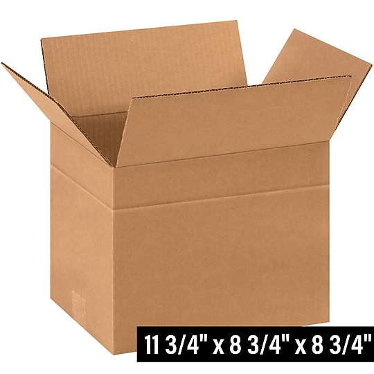 11.75" x 8.75" x 8.75" Multi-Depth Shipping Boxes, 25/Pack (MD1188)~#|#~9A7FBEE1-56AF-4ACE-B476ACF64DC97847_sc7