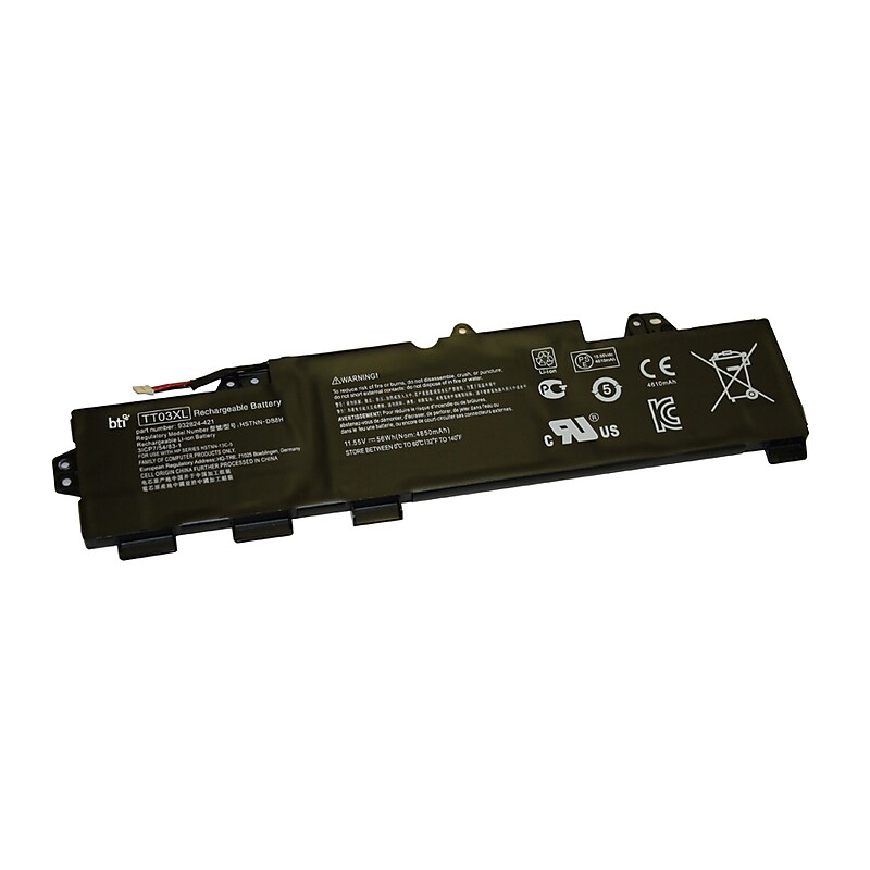 BTI Lithium-Ion Laptop Battery for HP EliteBook & ZBook Series (933322-855-BTI) image 1