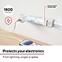 Staples TECH 6-Outlet Surge Protector, 12', 1800 Joules, White (ST62768)~#|#~9A817315-0228-4B69-8BE75106041C7BDC_sc7