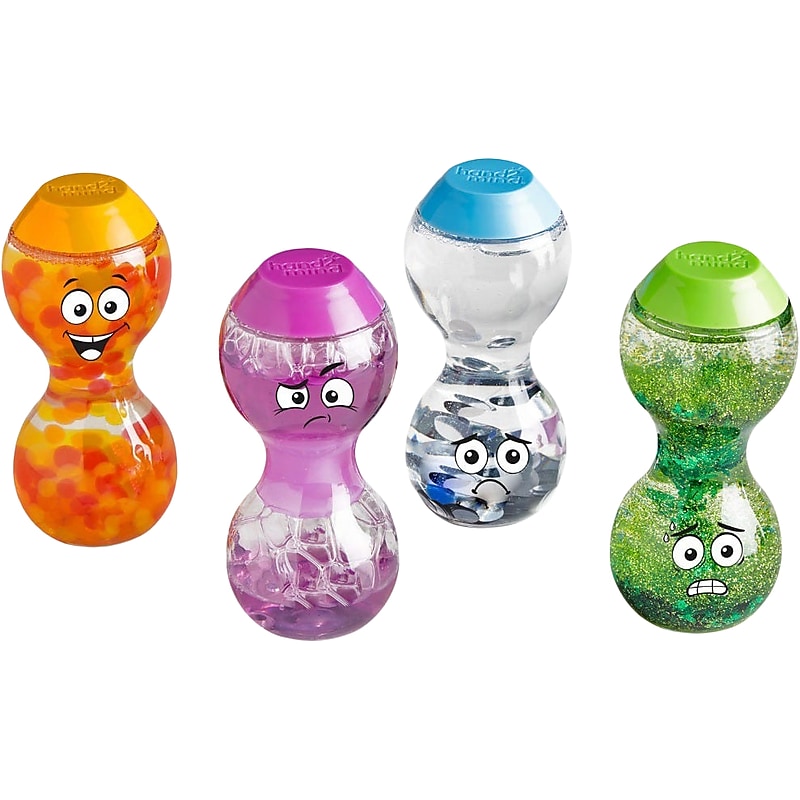 hand2mind Express Your Feelings Sensory Bottles Set, Assorted Colors  (96242) image 1