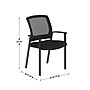 Flash Furniture Hercules Mesh Reception Side Stacking Chair, Black (HL0010WBK)~#|#~9A8D979A-10F7-42DF-A34D14E9E1E50F3F_sc7