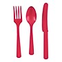 Party City Plastic Assorted Cutlery, Lightweight, Red, 24 Pieces/Pack (AM4523-40)~#|#~9A8FC374-5EBC-45E2-BC74A6FF1B13DB05_sc7