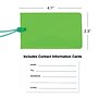 Excello Global Products Luggage Tag, Assorted Colors, 4/Pack (SPLS-TRVL-0002)~#|#~9A921711-AECE-4DC8-9AD06B0716A959E3_sc7