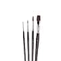 Winsor & Newton Short Handle Acrylic Synthetic Bristles Assorted Brush, 4/Set (WNX5790605)~#|#~9A94253D-A1B3-4123-B7A21B62B6F66431_sc7