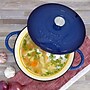 MegaChef Cast Iron 6.35 Qt. Dutch Oven, Dark Blue (935122262M)~#|#~9A957ADC-8F4E-46F6-B2160F1FE2EAAE25_sc7