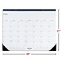 2026 Staples 22" x 17" Monthly Desk Pad Calendar, Navy (ST59700-26)~#|#~9A95A6ED-F786-4B47-B73DC203253E79B7_sc7