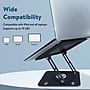Uncaged Ergonomics 10.2" x 10" Metal Swivel Laptop Stand 2.0, Black (SLS-Black)~#|#~9A9C7033-2789-4730-B6DB2516C0EA5DA9_sc7