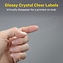 Avery Easy Peel Laser/Inkjet Address Labels, 1" x 2-5/8", Glossy Clear, 300 Labels/Pack (6521)~#|#~9AA2C782-21B3-4C4F-9F55A708A14A18B8_sc7