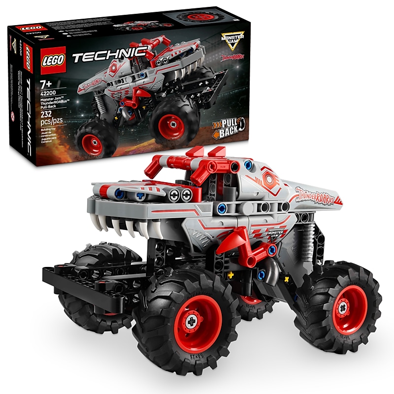 LEGO Technic Monster Jam ThunderROARus Pull-Back Truck, 232 Pieces (42200) image 1