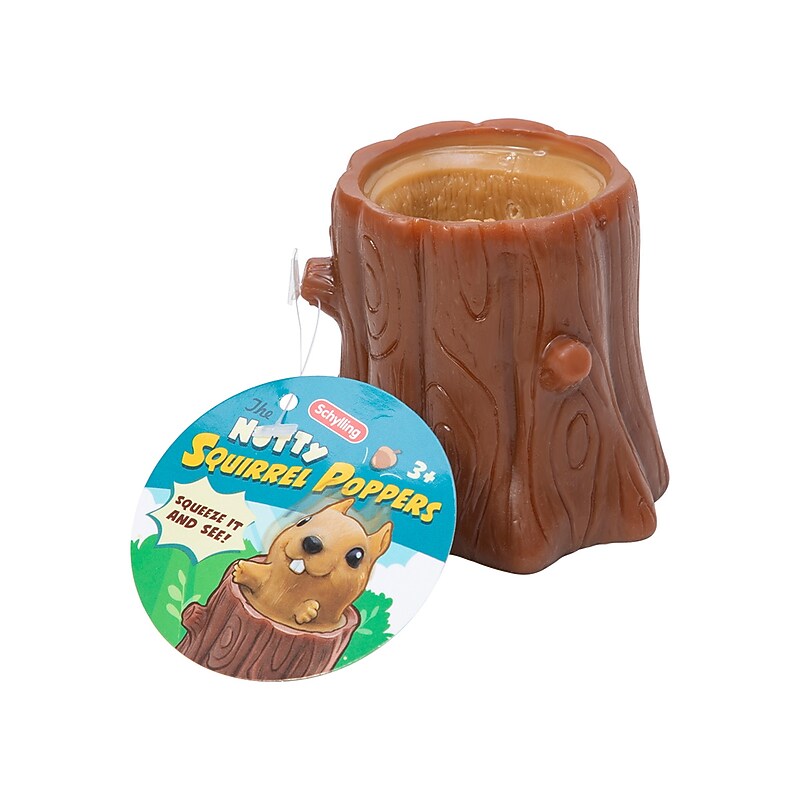 Schylling Nutty Squirrel Popper, Brown (SPOP) image 1