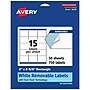 Avery Laser/Inkjet Multipurpose Rectangle Labels, 2" x 2.625", White, 750 Labels/Box (94235)~#|#~9AA6E757-BC3E-45A5-BE7876350B8C5E23_sc7
