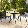 Flash Furniture Lila 28'' Round Table with 2 Rattan Stack Chairs, Gray (TLH087RD037GY2)~#|#~9AA73C12-11B3-4893-B2FBF0CABEB0D076_sc7