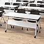 Bush Business Furniture Envision 60"W Foldable Training Room Table with 2 Chairs, White (NVS001WH)~#|#~9AA92F8E-A537-4C39-B267A8BE114C96C5_sc7